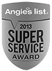 black and white angies list award shield