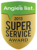 color image of angie'slist award shield