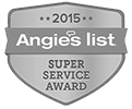 black and white 2015 angie's list award shield